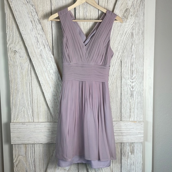 Ann Taylor Dresses & Skirts - Ann Taylor Pale Lilac Silk Dress